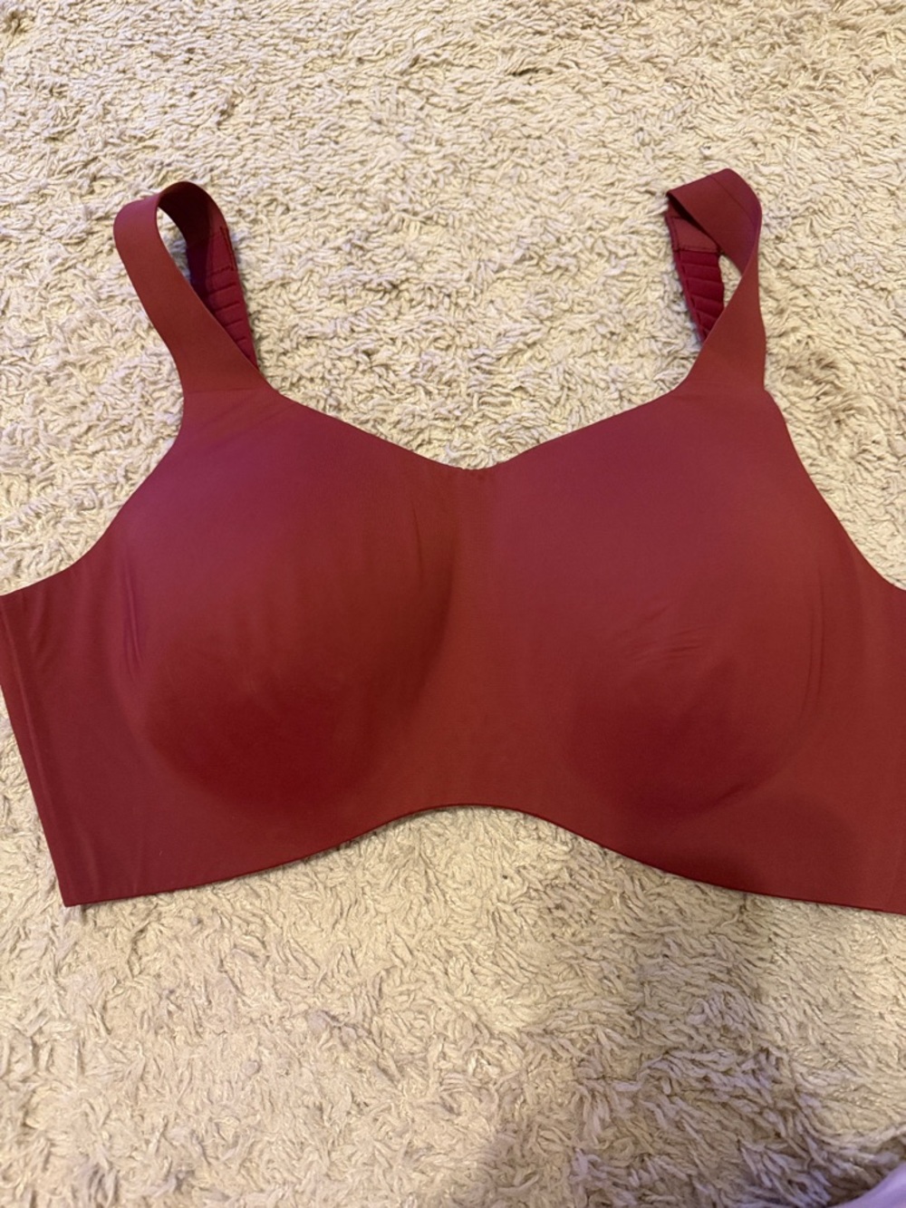 knix Wireless Seamless Bra - Burgundy Wine